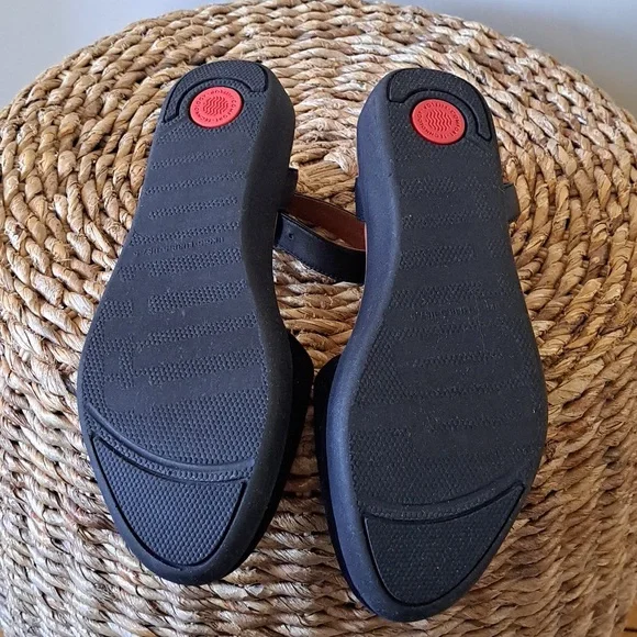 Fitflop Womens Cova Casual Closed Toe Black Suede Slingback Low Sandals S-7.5 - Picture 7 of 9